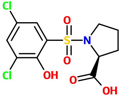 (image for) MC080154 1-[(3,5-Dichloro-2-hydroxyphenyl)sulfonyl]-L-proline